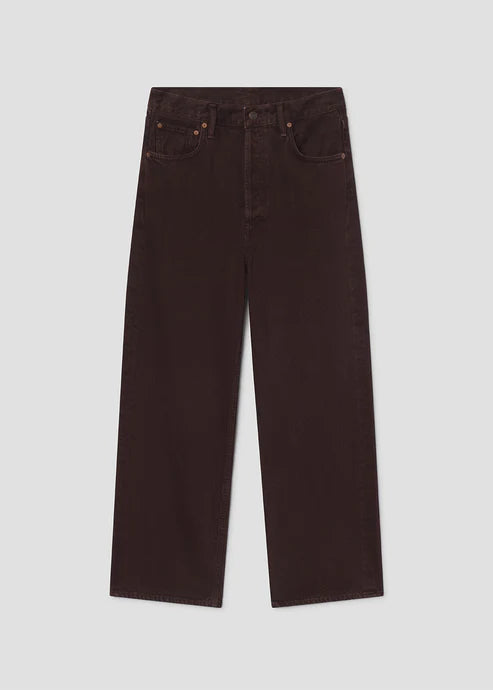 Agolde Ren- Sloe Berry-Hand In Pocket