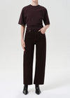 Agolde Ren- Sloe Berry-Hand In Pocket