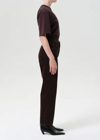 Agolde Ren- Sloe Berry-Hand In Pocket