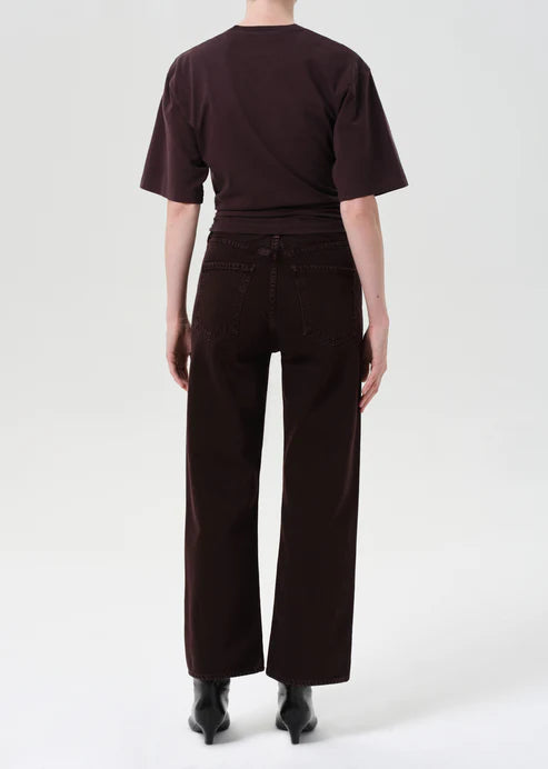 Agolde Ren- Sloe Berry-Hand In Pocket