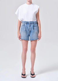 Agolde Lyonne Short - Outbreak-Hand In Pocket