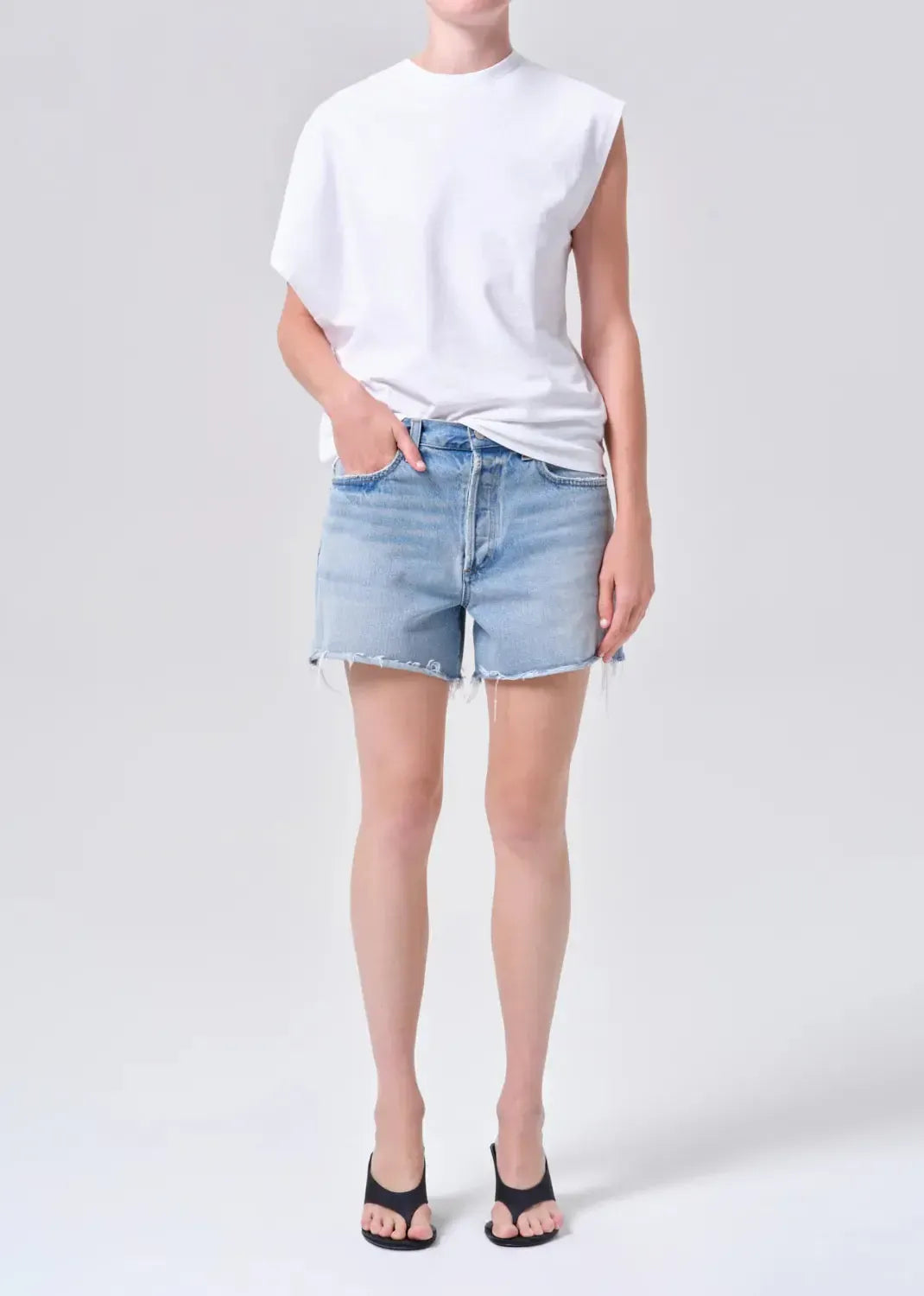 Agolde Nye Short - Post-Hand In Pocket