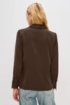 Rails Abbey Top - Espresso-Hand In Pocket