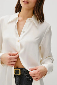 Rails Abbey Top - Ivory-Hand In Pocket