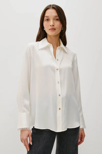 Rails Abbey Top - Ivory-Hand In Pocket