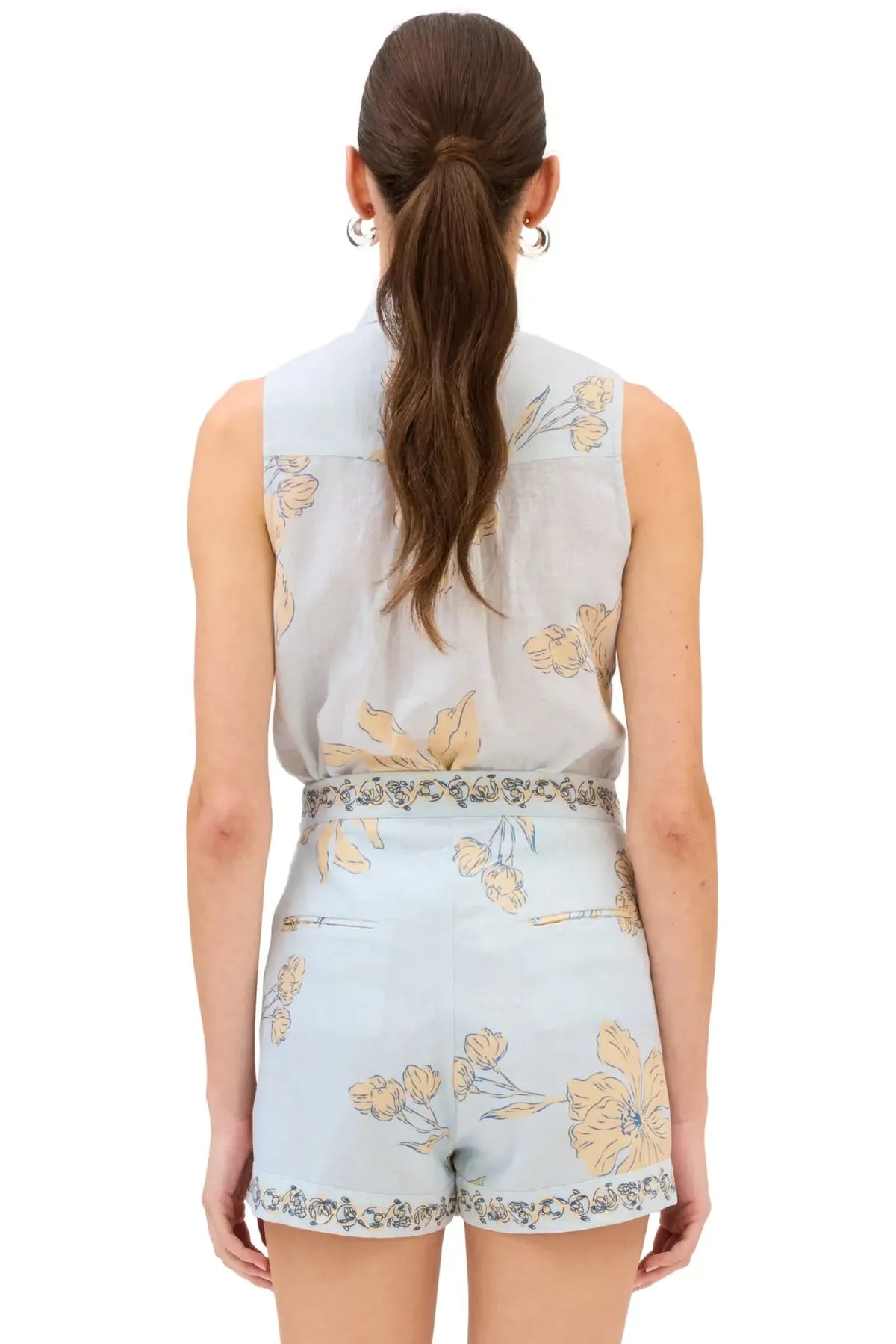 Allison Addison Tank - Pale Blue-Hand In Pocket