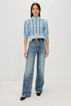 Rails Addy Mockneck Sweater- Sky Navy-Hand In Pocket