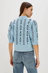 Rails Addy Mockneck Sweater- Sky Navy-Hand In Pocket