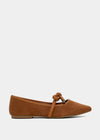SHU Shop Adriana Flat- Camel-Hand In Pocket