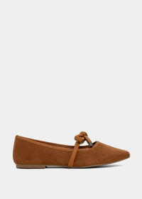 SHU Shop Adriana Flat- Camel-Hand In Pocket