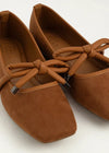 SHU Shop Adriana Flat- Camel-Hand In Pocket