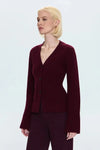 Pistola Aeron Cardigan- Claret-Hand In Pocket