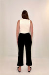 Astrid Olivia Turtleneck Tank - Cream-Hand In Pocket