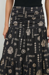 Rails Agatha Skirt- Beach Shells-Hand In Pocket