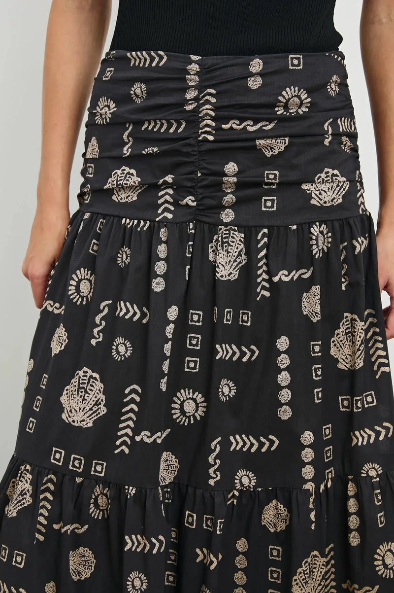 Rails Agatha Skirt- Beach Shells-Hand In Pocket