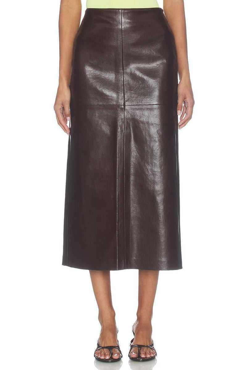Agolde Hikson Skirt - Madera-Hand In Pocket