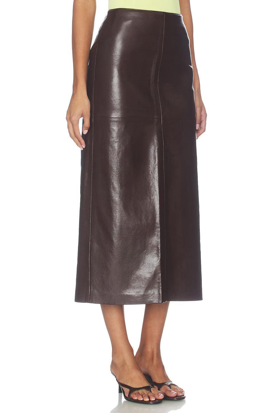 Agolde Hikson Skirt - Madera-Hand In Pocket