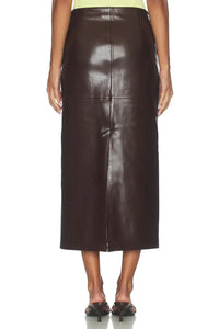 Agolde Hikson Skirt - Madera-Hand In Pocket