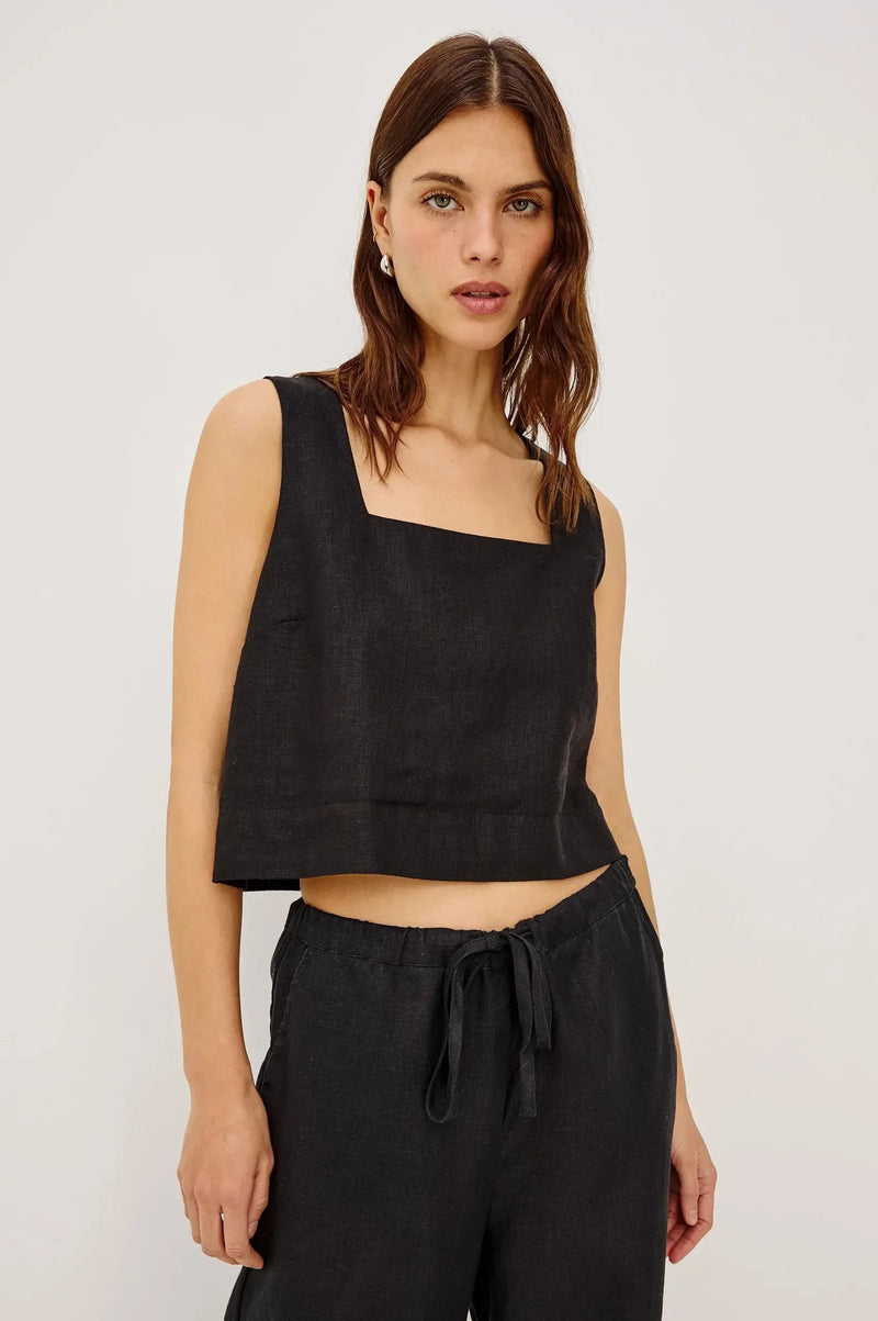 Rails Akira Top - Black-Hand In Pocket