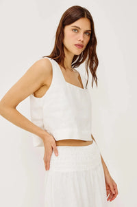Rails Akira Top - White-Hand In Pocket