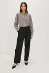 Rails Alanna Blouse- Chocolate Chip-Hand In Pocket