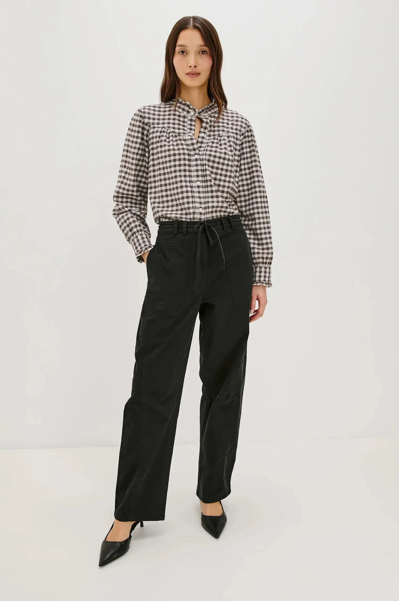Rails Alanna Blouse- Chocolate Chip-Hand In Pocket