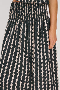 Rails Alessa Skirt- Printed Noir-Hand In Pocket