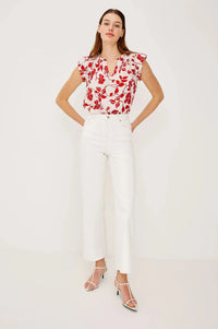 Rails Allea Top - Red Jasmine-Hand In Pocket