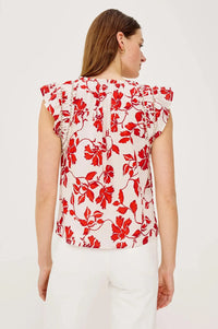 Rails Allea Top - Red Jasmine-Hand In Pocket