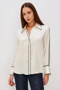 Rails Aloise Blouse - Ivory-Hand In Pocket