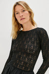 Rails Amberly Midi Dress- Black Lace