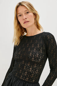 Rails Amberly Midi Dress- Black Lace