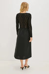 Rails Amberly Midi Dress- Black Lace