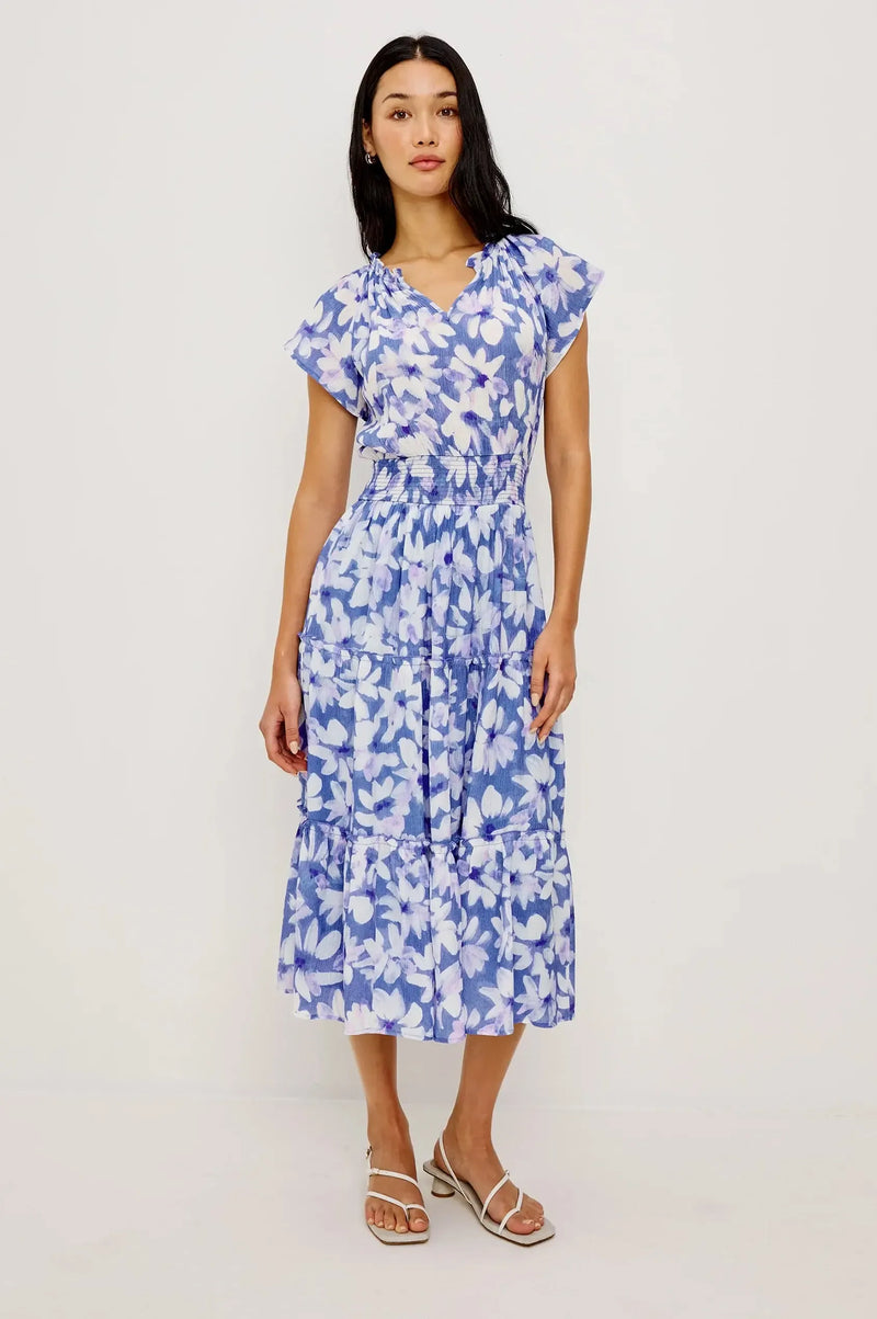 Rails Amellia Midi Dress - Blue Amaranth-Hand In Pocket