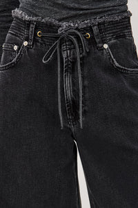Rails Angeleno Wide Leg - Ash Black-Hand In Pocket