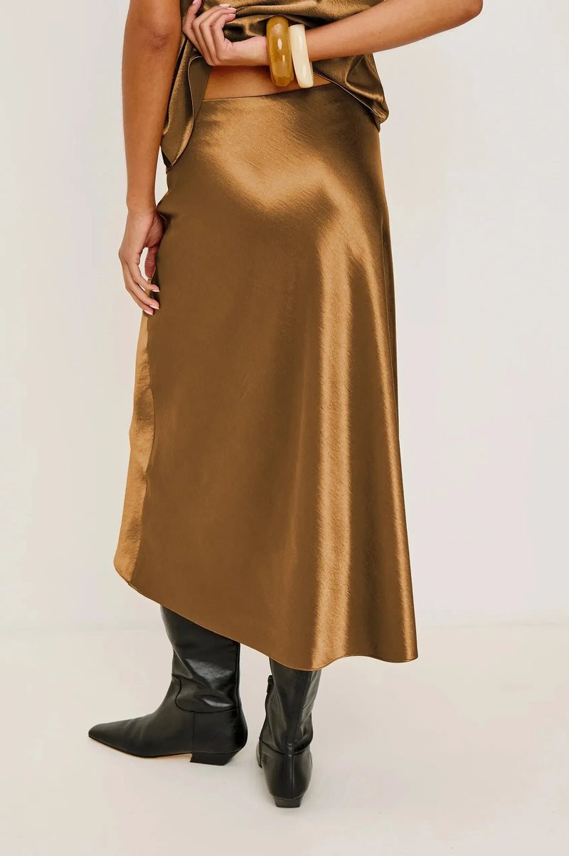 Rails Anya Midi Skirt - Ginger-Hand In Pocket