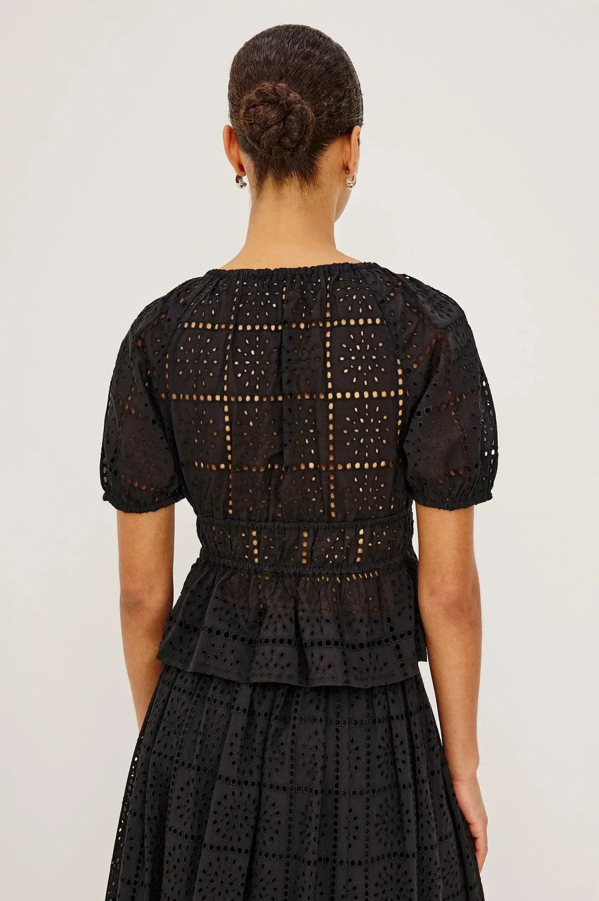 Rails Argenta Top - Black Grid-Hand In Pocket