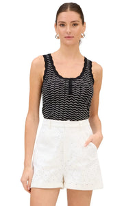 Allison Arielle Knit Tank-Hand In Pocket