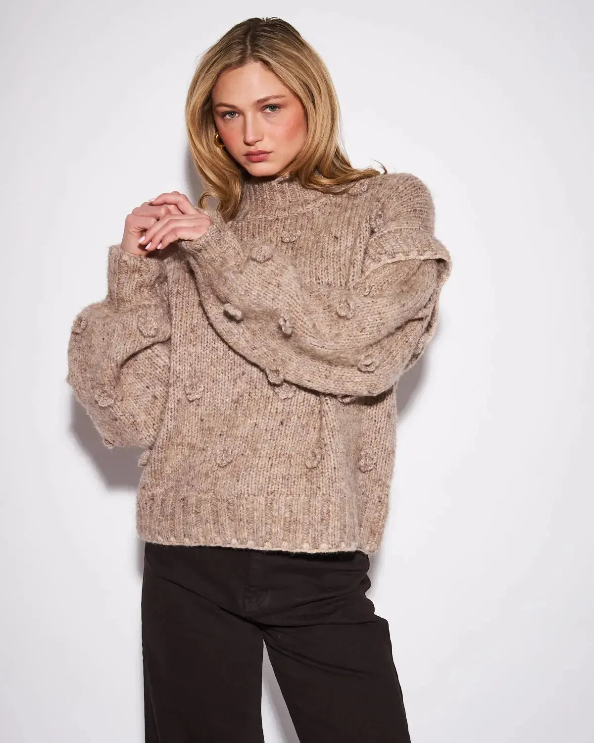 John & Jenn Astor Sweater - Flowered Field-Hand In Pocket