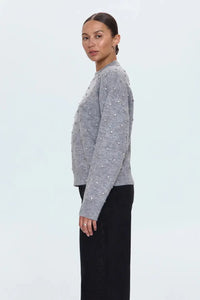 Pistola Aura Sweater- Charcoal Diamonte