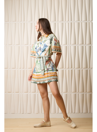 Aylaya Manila Dress- Paradise Bird-Hand In Pocket