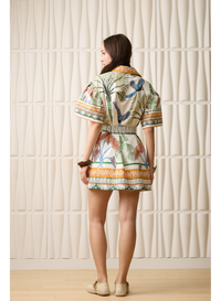 Aylaya Manila Dress- Paradise Bird-Hand In Pocket