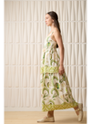 Aylaya Johannesburg Dress- Palm Forest-Hand In Pocket
