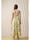 Aylaya Johannesburg Dress- Palm Forest-Hand In Pocket
