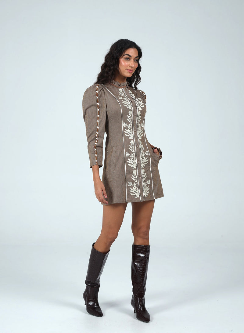 Aylaya Tonga Dress- Khaki