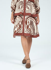 Aylaya Rio Dress- Brown-Hand In Pocket