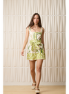 Aylaya Maui Romper- Palm Forest-Hand In Pocket