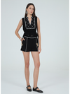 Aylaya Brisbane Shorts- Black-Hand In Pocket