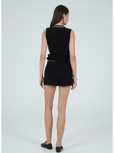 Aylaya Curaçao Top- Black-Hand In Pocket