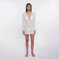 Peixoto Angie Tunic- Ivory-Hand In Pocket